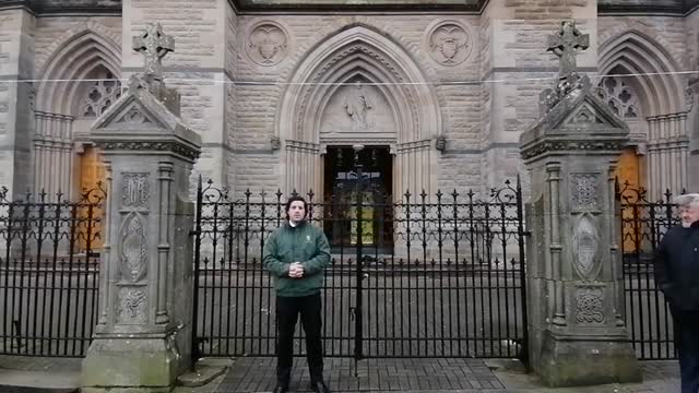 Rosary Protest Outside St Eunan's Cathedral Letterkenny