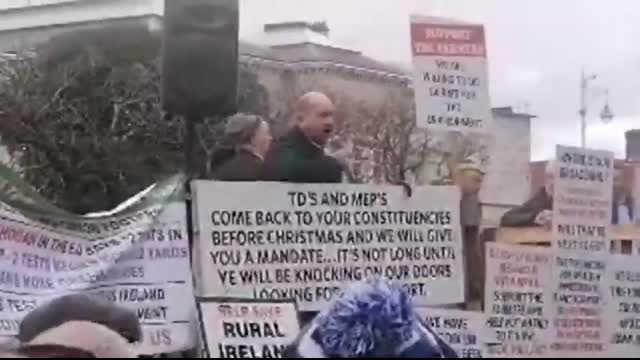 Save Rural Ireland Protest - Irish Farmers had enough!!