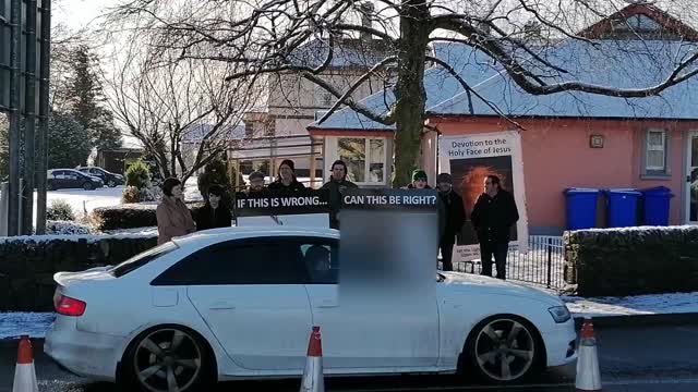 Lifford Abortion protest