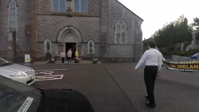 Sharia Appeasing Priest Confronted! Ballyhaunis, Co. Mayo!
