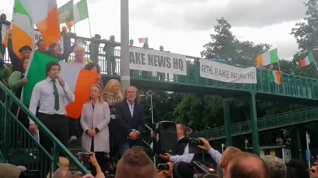Niall McConnell Gives Speech at RTÉ Fake News HQ
