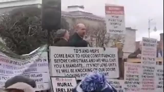 Save Rural Ireland Protest - Irish Farmers had enough!!