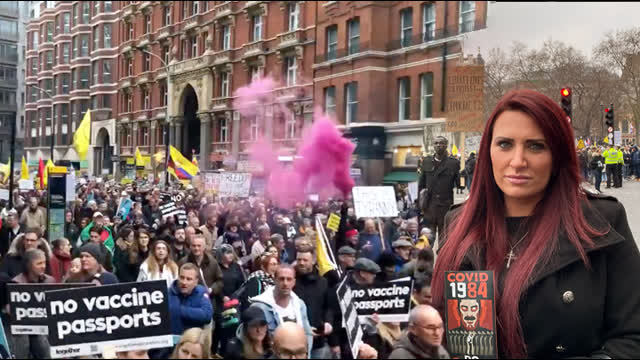 Jayda Fransen - London Freedom Rally, 18th December 2021 - Stop the Mandates!