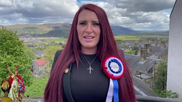Jayda Fransen: Election Campaign Update from Stirling Castle