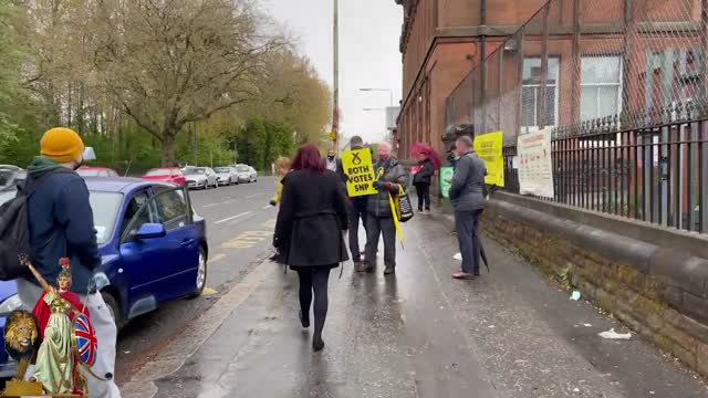 Jayda Fransen CONFRONTS Nicola Sturgeon