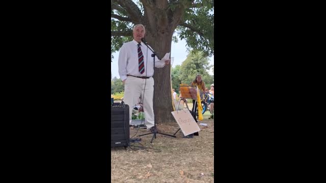 Inspiring speeches from Robin & Piers at the Reigate Freedom event